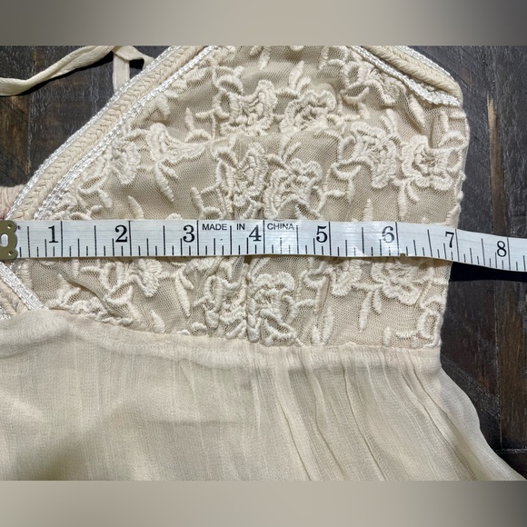 GORGEOUS Raga Anthropologie Layered Lacy Babydoll Minj Dress Sz Large - Picture 8 of 9